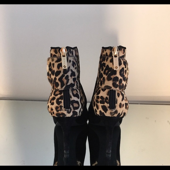 COLE HAAN ANIMAL PRINT BOOTIE - Picture 4 of 5